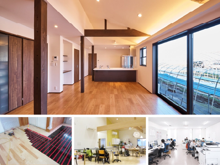 遠赤外線 温水式床暖房『ユカカラ暖房』